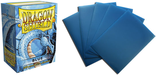 Ultimate Protection: Dragon Shields (100) Blue - Enhance Your Deck Now!