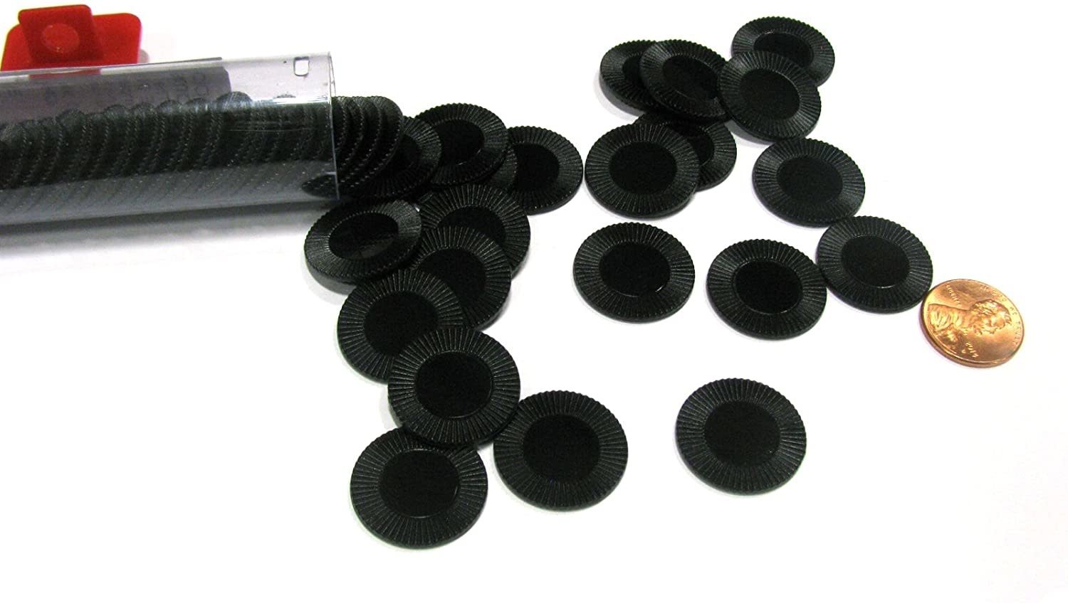 Enhance Your Game with Mini Poker Chip Tube - Black (50)