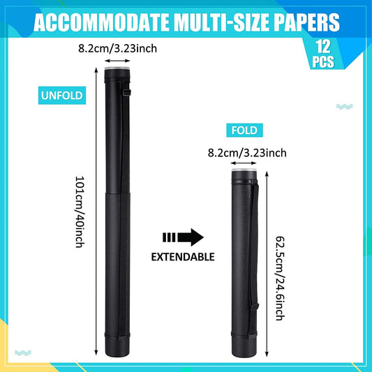 Enhance Your Art Experience with Black Adjustable Playmat Tube - Pickup Only