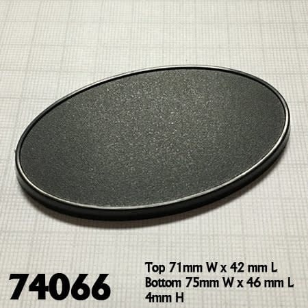 Enhance Your Gaming Experience with 75mm x 46mm Oval Gaming Base - Premium Quality Ensured