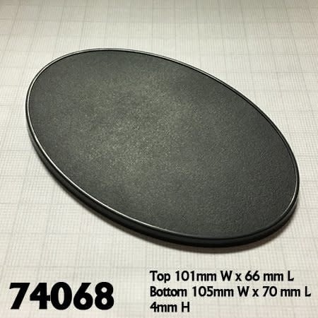 Enhance Your Gaming Experience with 105x70mm Oval Gaming Base