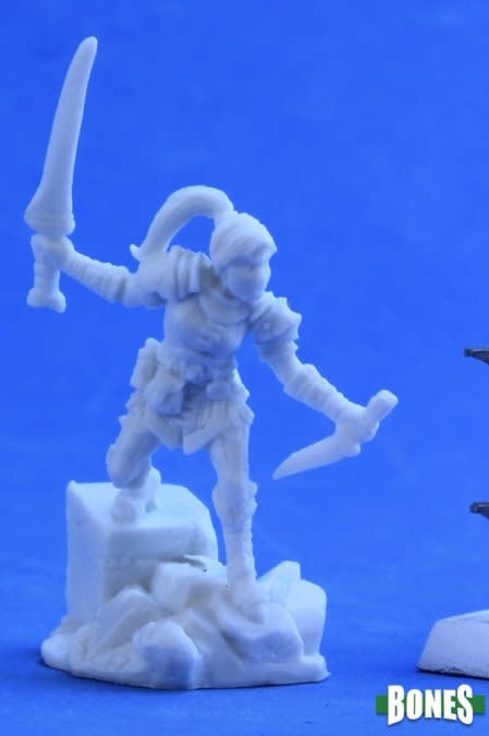 Shadowbound Secrets: Meet Lanelle, the Skilled Half-elf Rogue