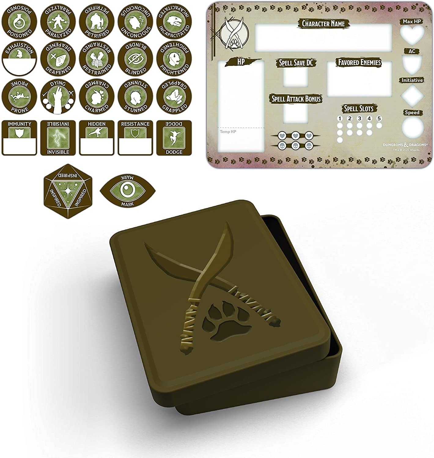 Enhance Your Game with Ranger Token Set: Upgrade Your Player Board & 23 Tokens!