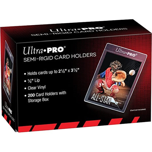 Protect Your Valuables with Semi-Rigid 1/2 Lip Sleeves - 200ct