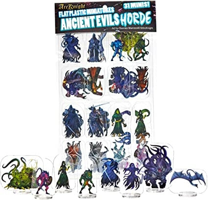 Unleash the Ancient Evils: Flat Plastic Miniatures Horde