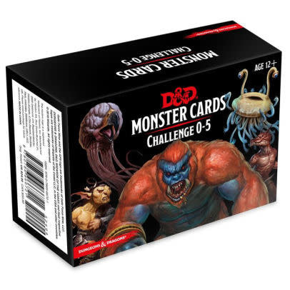 Master Dungeons & Dragons Monsters: Challenge 0-5 Deck (268 cards) - Unleash Adventure Now!
