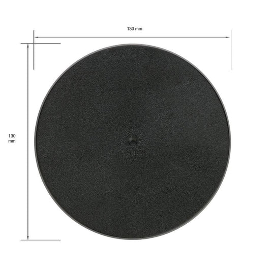 Enhance Your Display with Precision: 130mm Round Base for Perfect Presentation