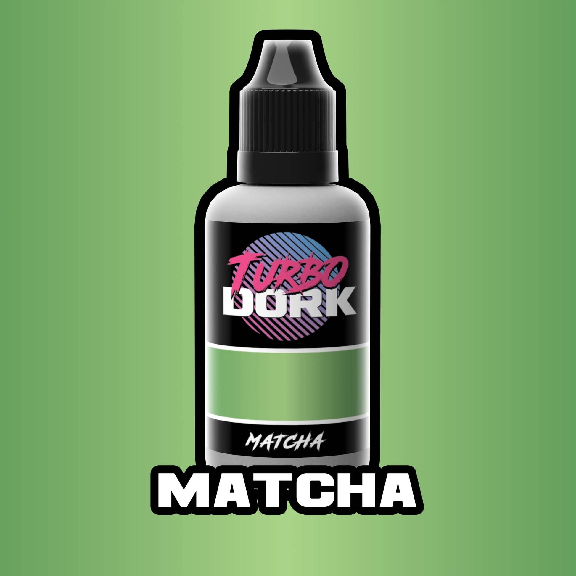 Vibrant Metallic Acrylic Paint - Matcha Green Delight