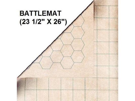 Reversible Battlemat™: Versatile 1 Squares & 1 Hexes - Enhance Your Gaming Experience
