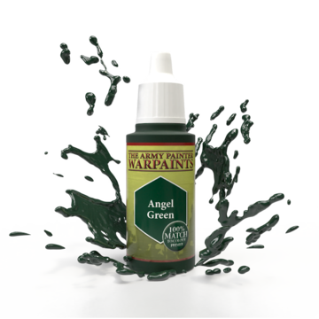 Warpaints: Angel Green 18ml - Illuminate Your Miniatures with Vibrant Elegance