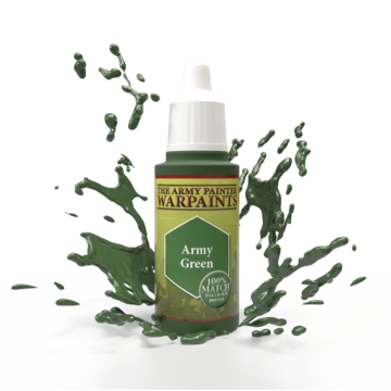 Enhance Your Miniatures with Warpaints Army Green 18ml - Unleash Your Creativity Today
