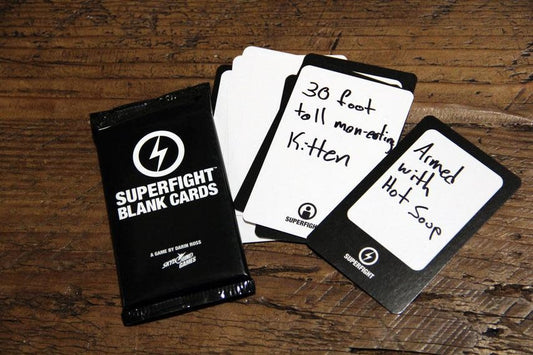 Superfight Blank Cards: Unleash Your Creativity with Customizable Card Game Fun!