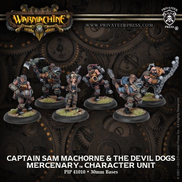 Unleash Power: Captain Sam MacHorne & The Devil Dogs - Mercenary Character Unit (6)