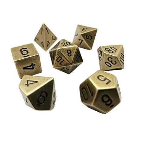 Vintage Charm: Metal Poly (7) Old Brass - Enhance Your Décor Today!