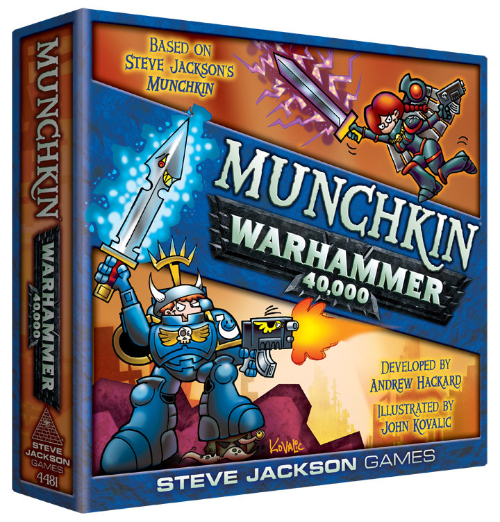 Munchkin: Warhammer 40K - Conquer Chaos and Collect Loot Today!