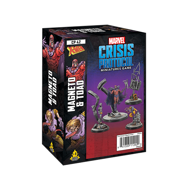 Unleash Chaos with Marvel Crisis Protocol: Magneto & Toad - Villainous Power Duo Revealed!
