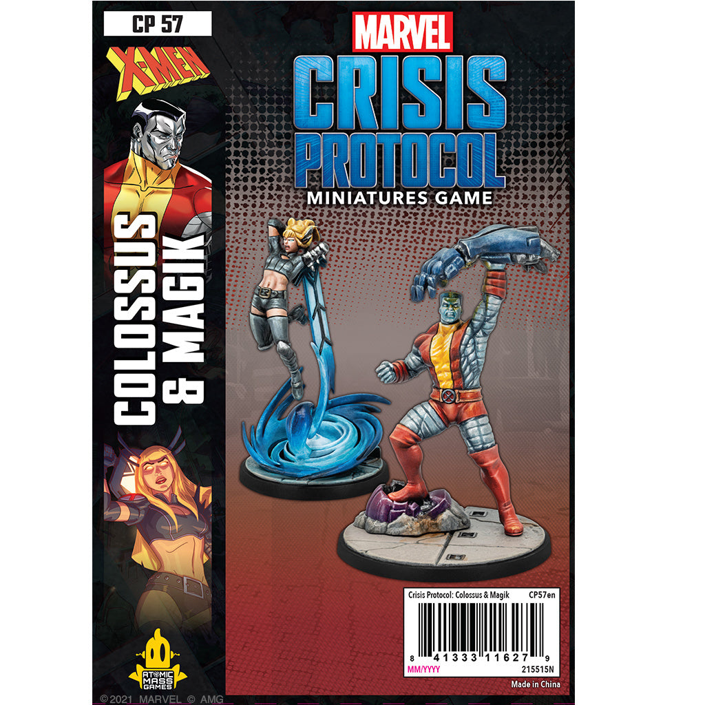 Unleash Power & Sorcery: Marvel Crisis Protocol Colossus and Magik Figures