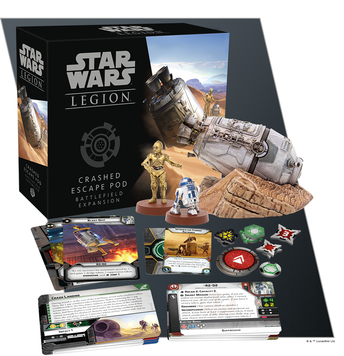 Explore Star Wars Legion: Crashed Escape Pod - Uncover Galactic Secrets