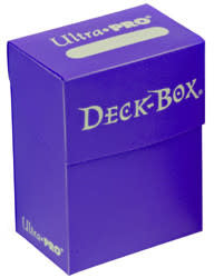 Protect Your Cards in Style with Ultra Pro Solid Deck Box - Purple 82482!