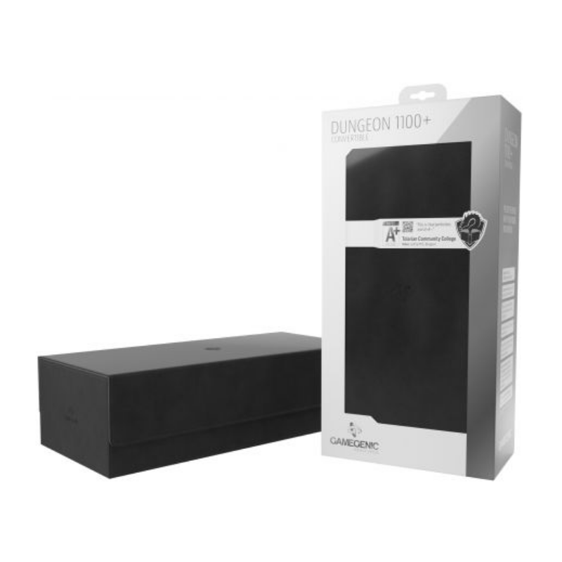 Enhance Your Adventure with Dungeon Deck Box 1100plus Black - Experience Organized Gaming!
