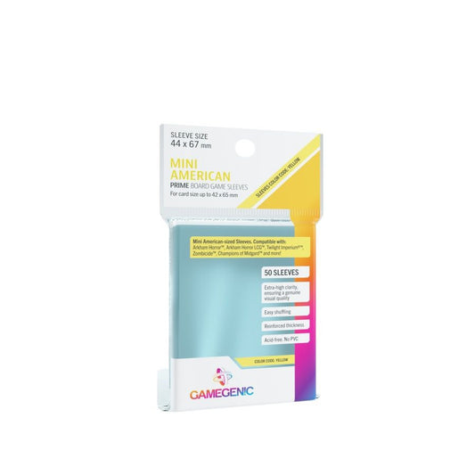 Protect Your Cards with PRIME Sleeves: Mini American (44 x 67 mm) - Buy Now & Preserve Your Gaming Experience