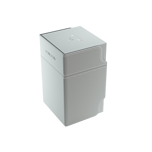 Ultimate Protection: Watchtower White 100+ Card Convertible Deck Box
