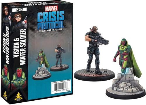 Unleash Power and Strategize with Marvel Crisis Protocol - Vision and Winter Soldier