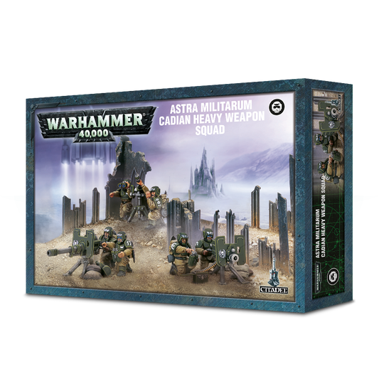 Dominant Astra Militarum Cadian Heavy Weapons Squad: Arm Your Forces Now