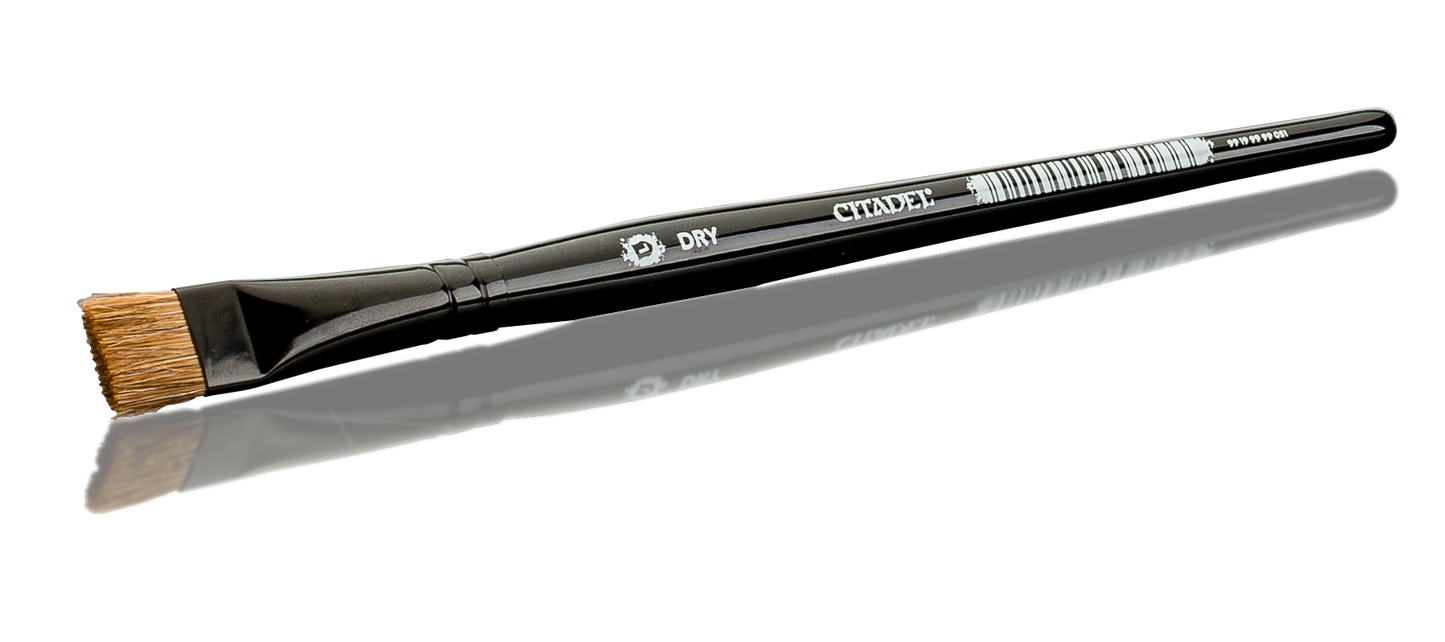 Enhance Your Painting Experience with the Citadel Large Dry Brush - Black Handle