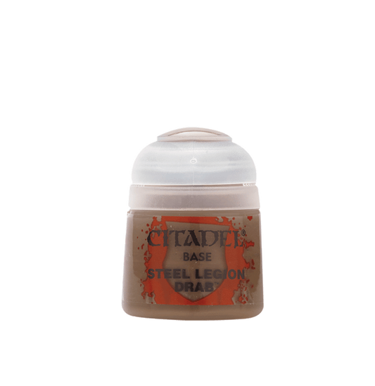 Enhance Your Miniatures with Base: Steel Legion Drab - Shop Now!