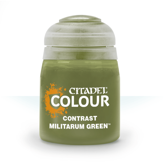 Enhance Your Miniatures with Contrast Militarum Green - Transform Your Projects with Ease