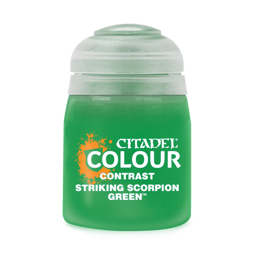 Enhance Your Miniatures with Contrast - Striking Scorpion Green: Vibrant and Versatile