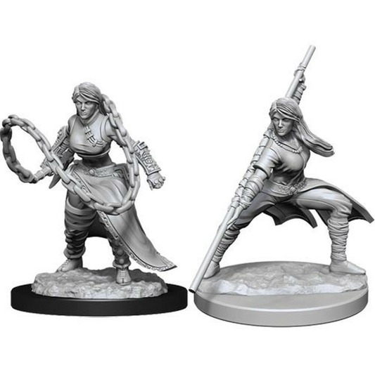 Unleash the Spirit: D&D Nolzur's Wave 14 Human Monk Figure - Female