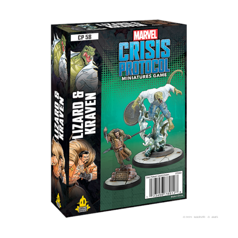 Unleash the Power: Marvel Crisis Protocol Lizard & Kraven Duo - Exciting Battles Await
