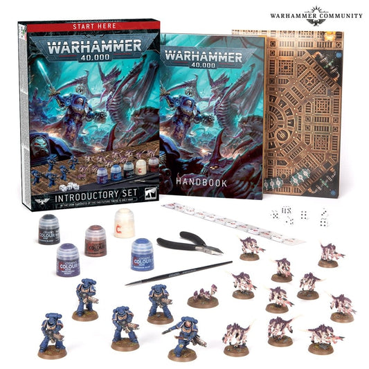 Embark on Epic Sci-Fi Battles with Warhammer 40,000 Introductory Set - Master the Art of Strategy!