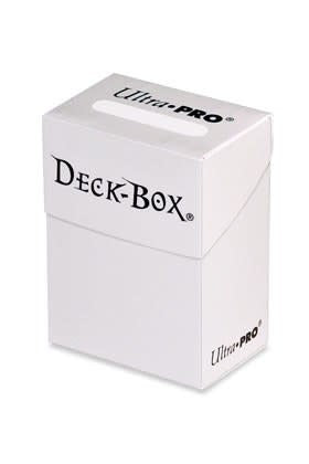 Deck Box: Solid White - Organize Your Cards in Style with Our Premium White Deck Box