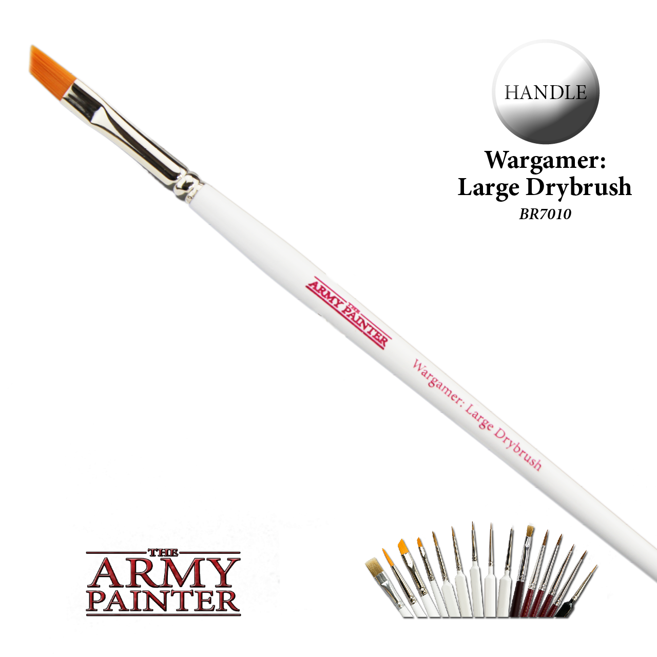 Elevate Your Painting Skills with the Wargamer Brush: Large Drybrush - Unleash Precision and Artistry