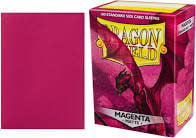 Unlock Battle Brilliance with Dragon Shields: Matte Magenta Sleeves (100)
