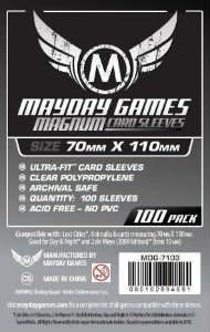 Premium Magnum Silver Sleeves 70mm x 110mm - Enhance Your Lost Cities Gaming Experience