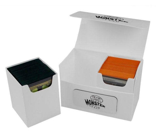 Ultimate XL Dual Deck Box - White: Organize Your Cards in Style