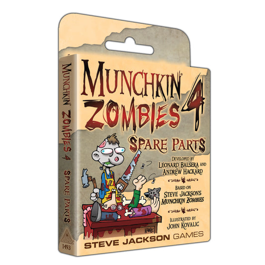 Conquer Undead Hordes with Munchkin Zombies 4: Spare Parts!