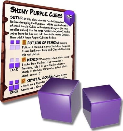 Unleash the Magic: Dungeon Drop - Shiny Purple Cubes Adventure