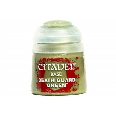 Enhance Your Miniature Paintings with Base: Death Guard Green - Unleash Your Creative Potential!