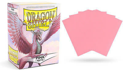 Enhance Your Game with Dragon Shields: (100) Matte Pink - Get Yours Now!