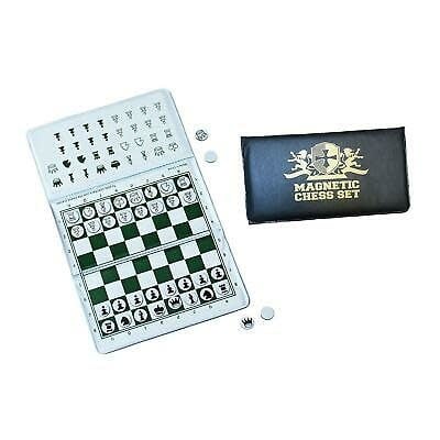 Portable Magnetic Checkbook Chess Set | Engage Anywhere, Anytime