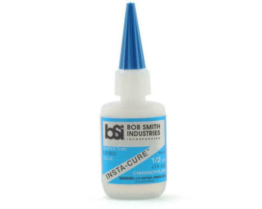 Get Strong Bonds Fast with Insta-Cure Blue Super Glue - 1/2 Oz