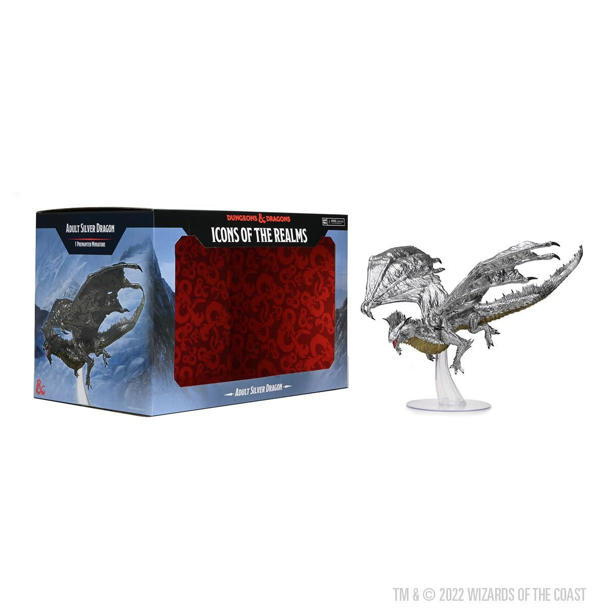 Unleash the Majesty: D&D Icons of the Realms Silver Dragon Figurine