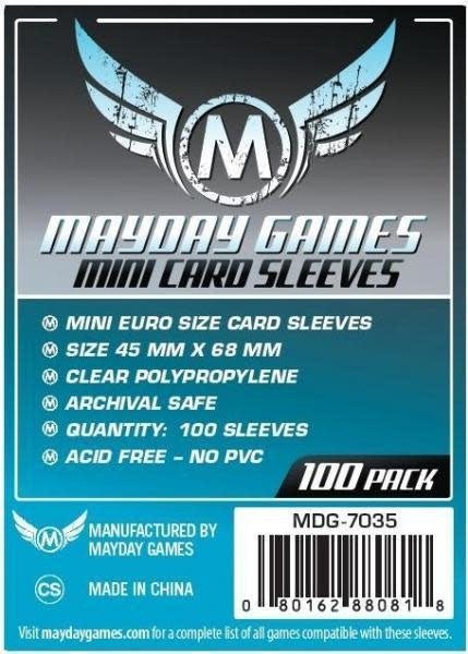 Premium Mini Euro Card Sleeves 45mm x 68mm (100) - Protect Your Collection Today!
