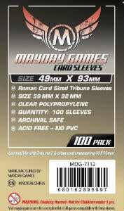 Premium Roman Card Sleeves 49mm x 93mm: Protect Your Cards in Style