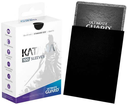 Enhance Your Gaming Experience with Katana Sleeves (100) Black - Limited Stock!